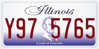 IL license plate Y975765