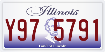IL license plate Y975791