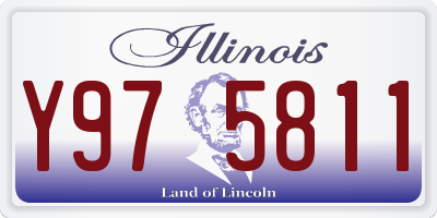 IL license plate Y975811