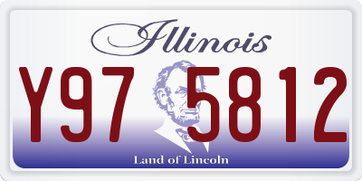 IL license plate Y975812