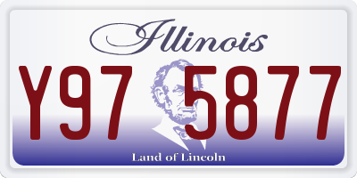 IL license plate Y975877