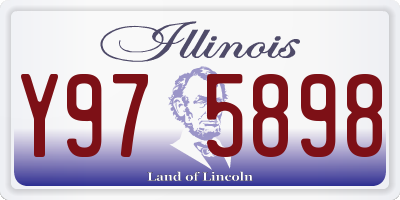 IL license plate Y975898
