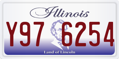 IL license plate Y976254