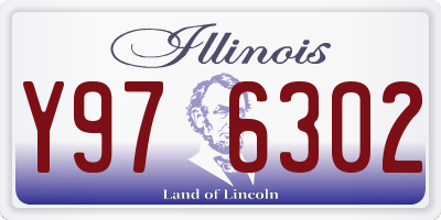IL license plate Y976302