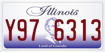 IL license plate Y976313