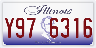 IL license plate Y976316