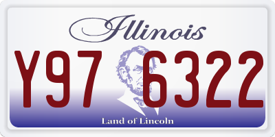 IL license plate Y976322
