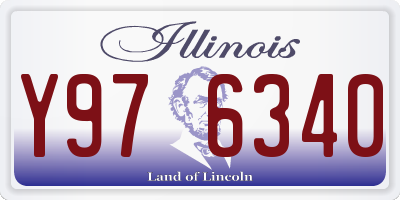 IL license plate Y976340