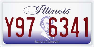 IL license plate Y976341