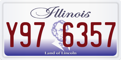 IL license plate Y976357
