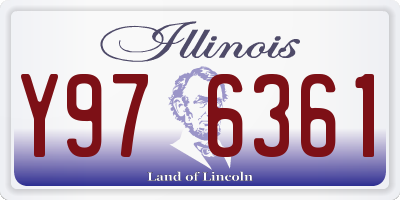 IL license plate Y976361