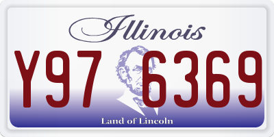 IL license plate Y976369