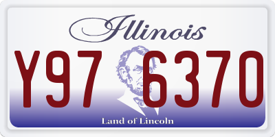 IL license plate Y976370