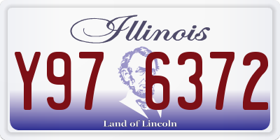 IL license plate Y976372