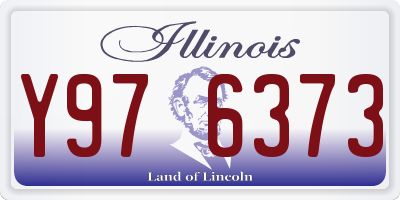 IL license plate Y976373