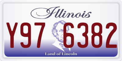 IL license plate Y976382