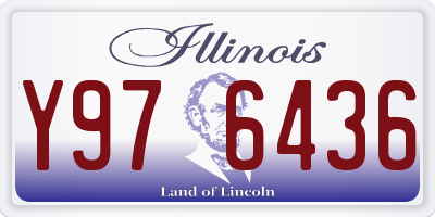 IL license plate Y976436