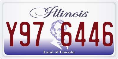 IL license plate Y976446