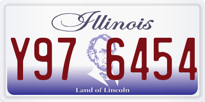 IL license plate Y976454