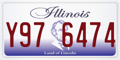 IL license plate Y976474
