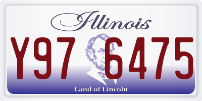 IL license plate Y976475