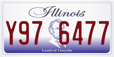 IL license plate Y976477
