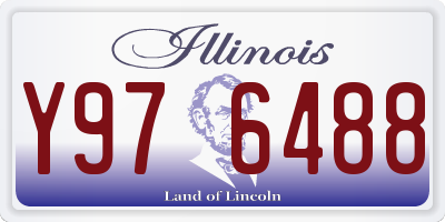 IL license plate Y976488