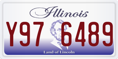 IL license plate Y976489
