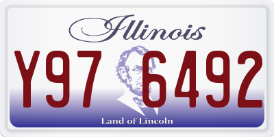IL license plate Y976492