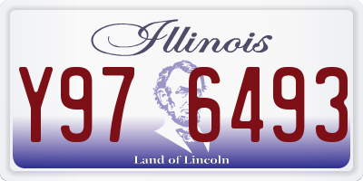 IL license plate Y976493