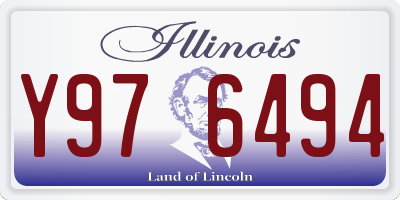 IL license plate Y976494