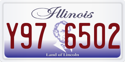 IL license plate Y976502