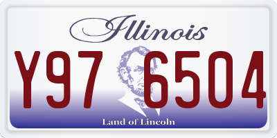 IL license plate Y976504