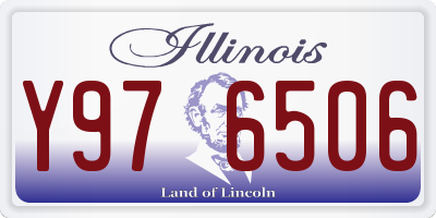 IL license plate Y976506