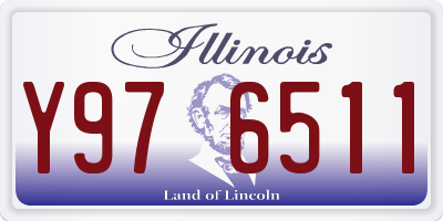 IL license plate Y976511