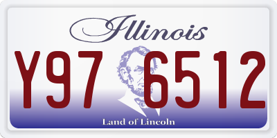 IL license plate Y976512