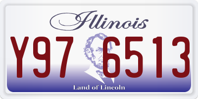 IL license plate Y976513