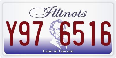 IL license plate Y976516