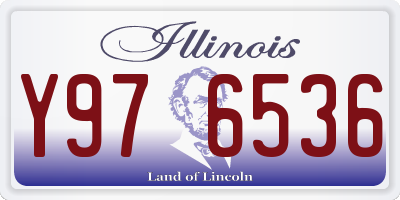 IL license plate Y976536