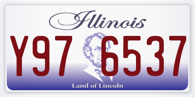 IL license plate Y976537