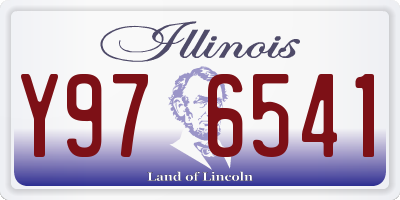 IL license plate Y976541