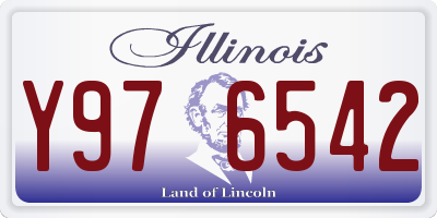 IL license plate Y976542