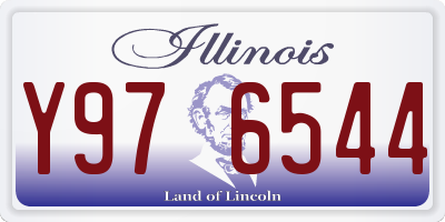 IL license plate Y976544