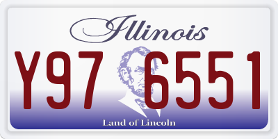IL license plate Y976551