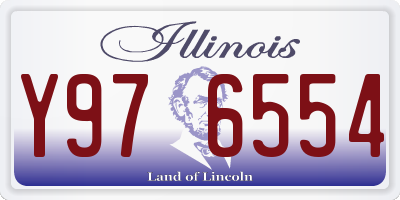 IL license plate Y976554
