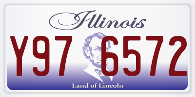 IL license plate Y976572