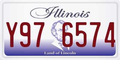 IL license plate Y976574