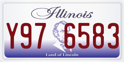 IL license plate Y976583