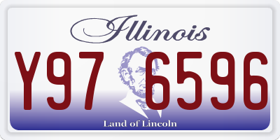 IL license plate Y976596