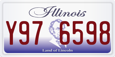 IL license plate Y976598